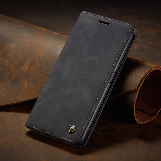 [With Card Slot] Xiaomi Redmi Note 12 4G/5G Premium Flip Leather Shockproof Wallet Series Case