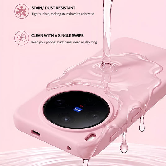 VIVO X300/Pro/Ultra - Liquid Silicone Anti-drop Dirt-resistant Essentials Series Case