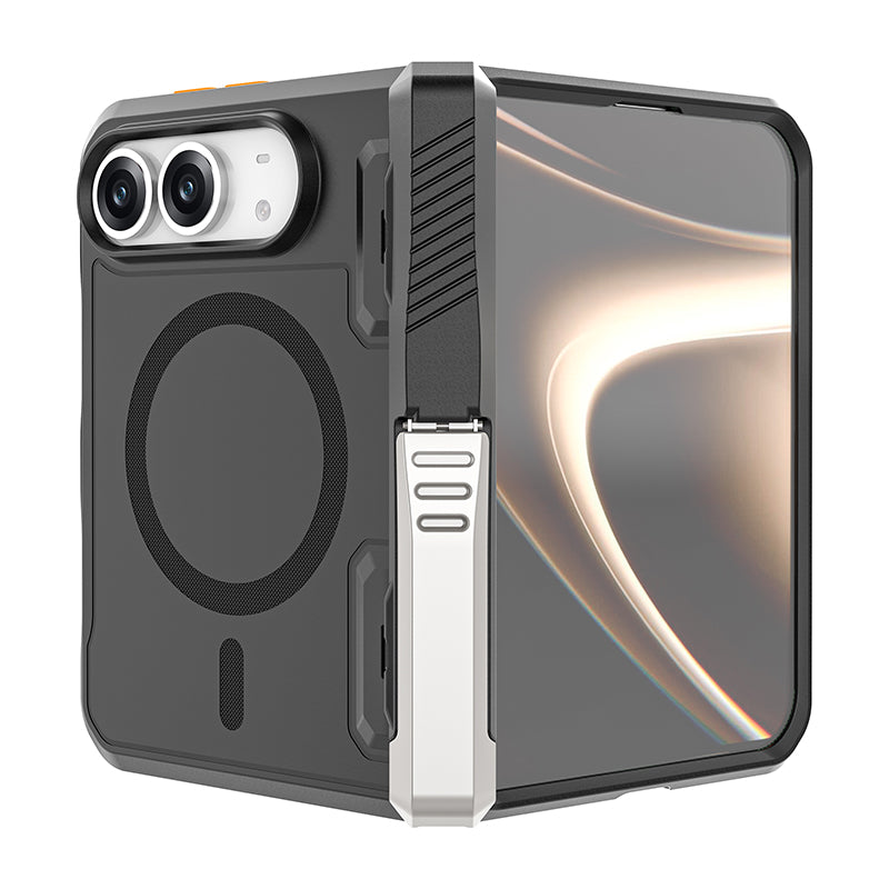 Load image into Gallery viewer, [Built-in Foldable Kickstand] Apple iPhone Duo -  Rugged Drop Proof Magnetic Phone Case
