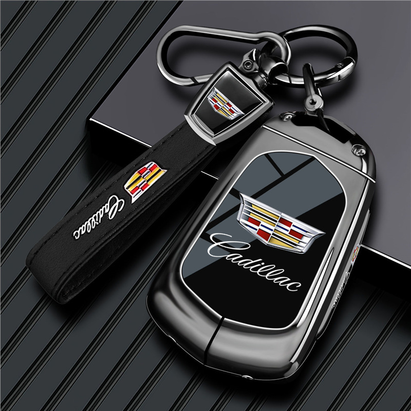 Load image into Gallery viewer, Cadillac Stylish with Cool Shockproof Car Key Protective Fob Case Cover For XT5, XT4, XT6, CT4, CT5, CT6, ATS-L, XTS, TS-L - i-Station Mobile Phone &amp; Electronic Device Repair and Accessories
