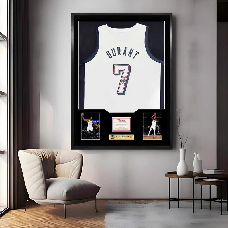 Load image into Gallery viewer, Kevin Durant Brooklyn Nets Framed Jersey Display – Facsimile Signature Edition - i-Station Mobile Phone &amp; Electronic Device Repair and Accessories
