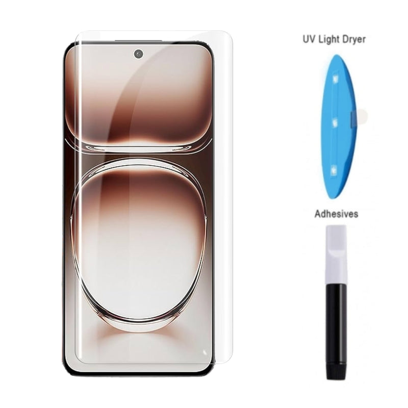 Load image into Gallery viewer, [UV Glue] [HD] OPPO Reno12 Pro (CPH2629) - UV Full Covered Curved 9H Tempered Glass Screen Protective Protector
