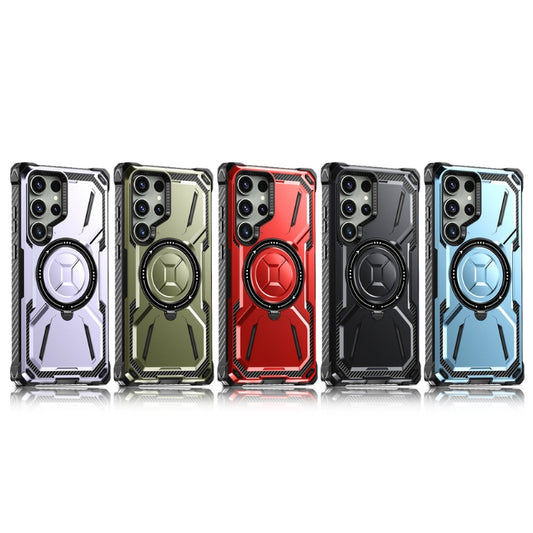 [Built-in Magnetic Stand] Samsung Galaxy S24/Plus/Ultra Shockproof Heavy Duty Case