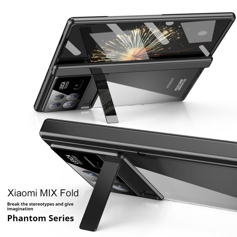 Load image into Gallery viewer, [Built-in Stand] Xiaomi Mix Fold 4 High Transparency Electroplated Hinge Protective Flip Essentials Series Case
