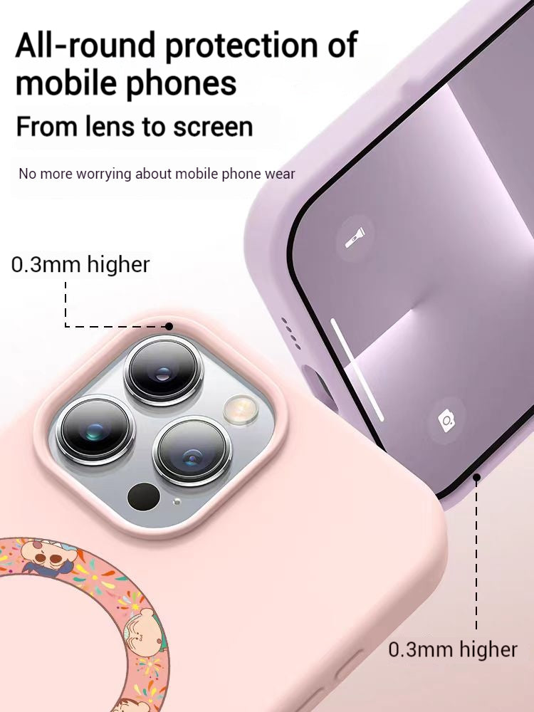 Load image into Gallery viewer, [Magsafe Compatible] Apple iPhone 15/Pro/Plus/Pro Max Cartoon Liquid Silicone Anti-drop Dirt-resistant Fashion-Forward Series Case
