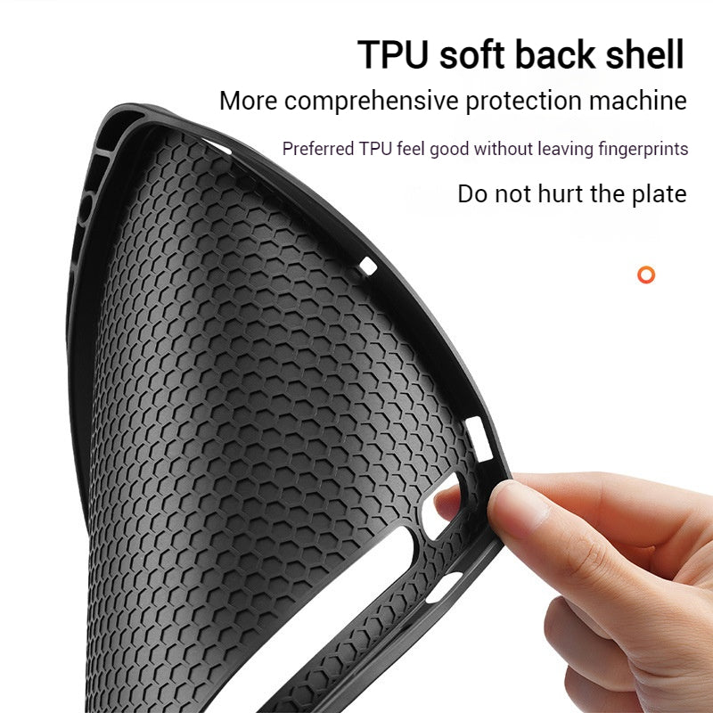 Load image into Gallery viewer, [With Pen Slot] Samsung Galaxy Tab S10 FE Plus (2025) 13.1&quot; Premium PU Fabric Texture Shockproof Case
