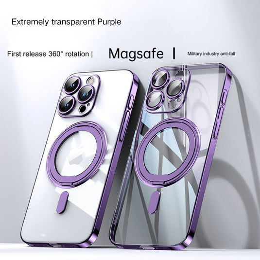 [360° Rotating Bracket] Apple iPhone 15/Plus/Pro/Max - Magsafe Magnetic Phone Case