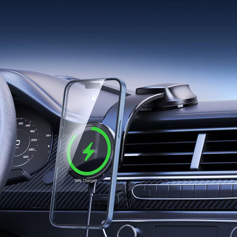 Load image into Gallery viewer, Universal 15W Wireless Adjustable V3 Magnetic Car Phone Mount
