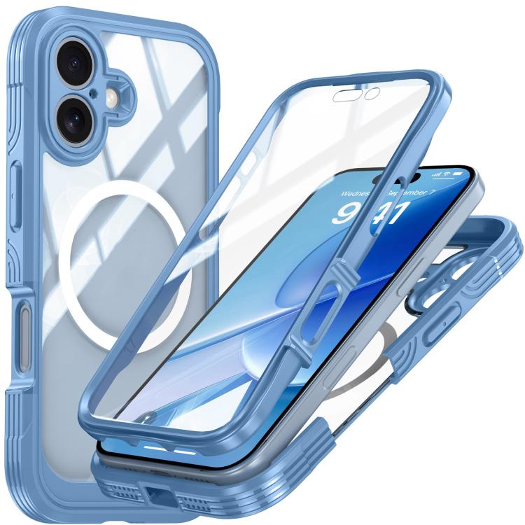Load image into Gallery viewer, [Magsafe Compatible][Built-in Glass Screen Protector] Apple iPhone 17/Air/Pro/Pro Max - Transparent Full Covered Shockproof Lifeproof Series Case
