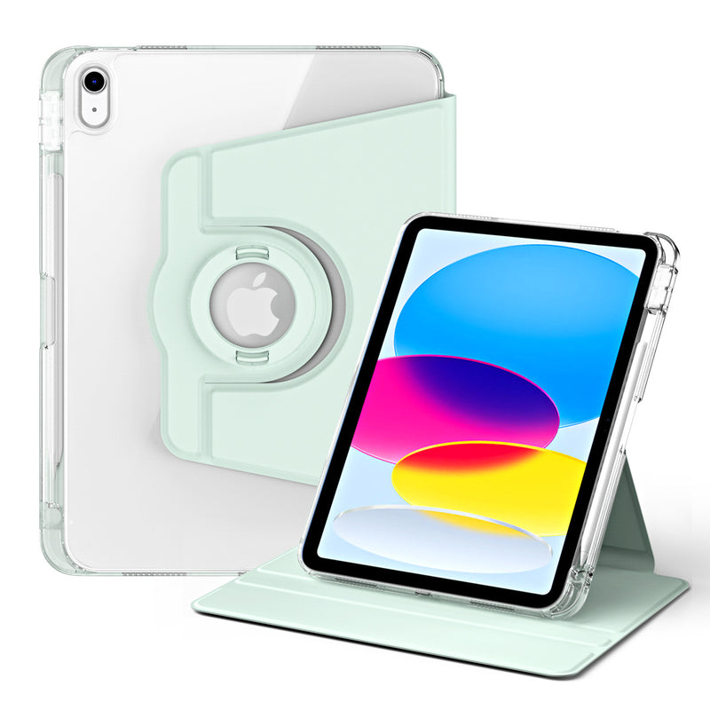 Load image into Gallery viewer, [Detachable] Apple iPad Pro 12.9-inch 3rd/4/5/6th Gen (2018/2020/2021/2022) 360° Rotating Transparent Back Panel Shockproof Case
