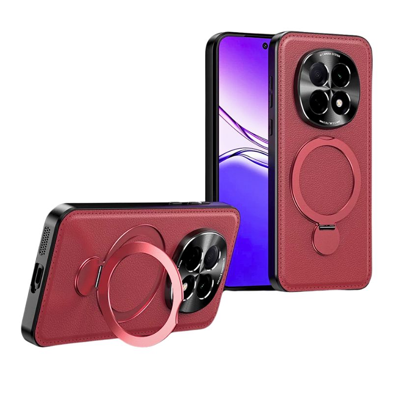 Load image into Gallery viewer, [Built-in Stand] OPPO A5 Pro 5G - 360° Rotatable Stand Luxury Leather Protection Case
