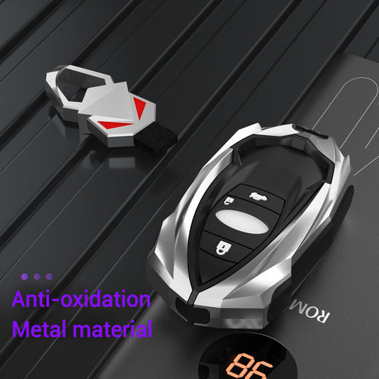 Subaru Mech-style Metal + TPU Full Protection Car Key Fob Case Cover For Outback, Forester, Impreza, WRX, XV, Crosstrek, Legacy