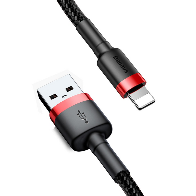 Load image into Gallery viewer, Baseus Cafule Fast Charge USB For IP 2A 3M
