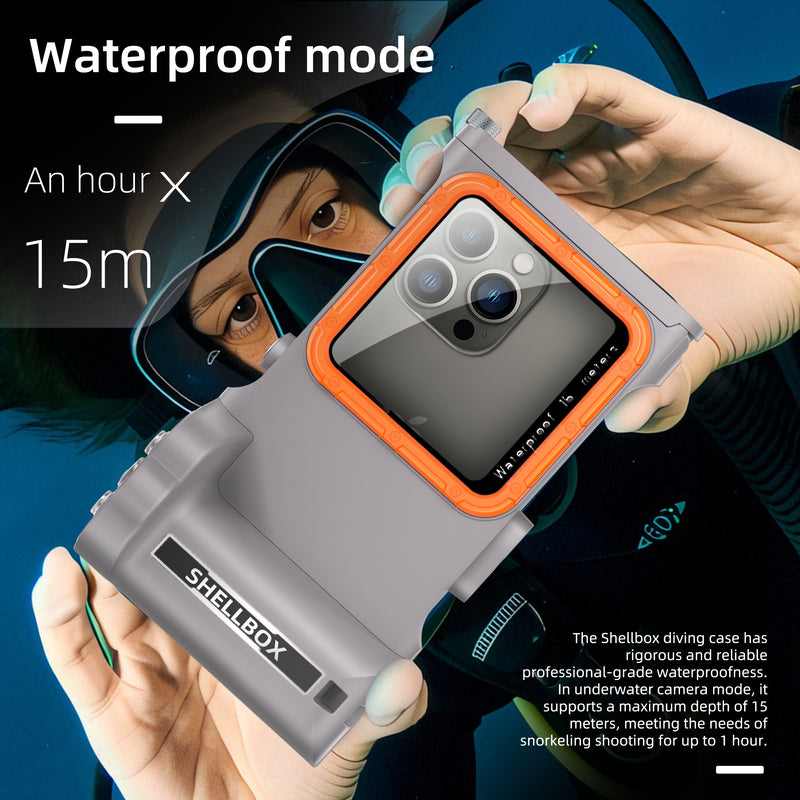 Load image into Gallery viewer, [Up to 6.9&quot;][Upgraded Version] Redpepper Universal 15m Depth (3rd Gen) Pro Diving Waterproof Phone Case With Bluetooth
