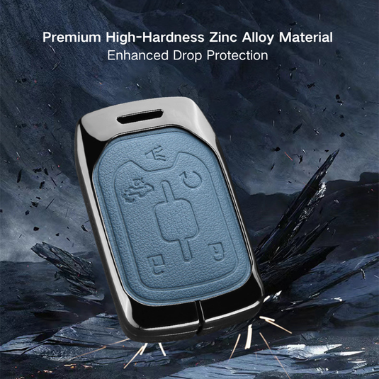 Chevrolet Stylish Zinc Alloy Key Fob Case for Suburban, Tahoe, Silverado, Colorado, Blazer, Equinox, Traverse