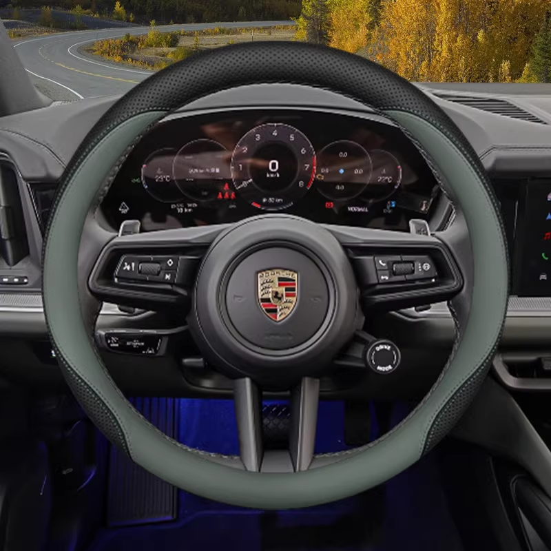Load image into Gallery viewer, Porsche Ultra-Thin Anti-Slip Steering Wheel Cover For Taycan, Cayenne, Macan, Panamera, 718 - i-Station Mobile Phone &amp; Electronic Device Repair and Accessories

