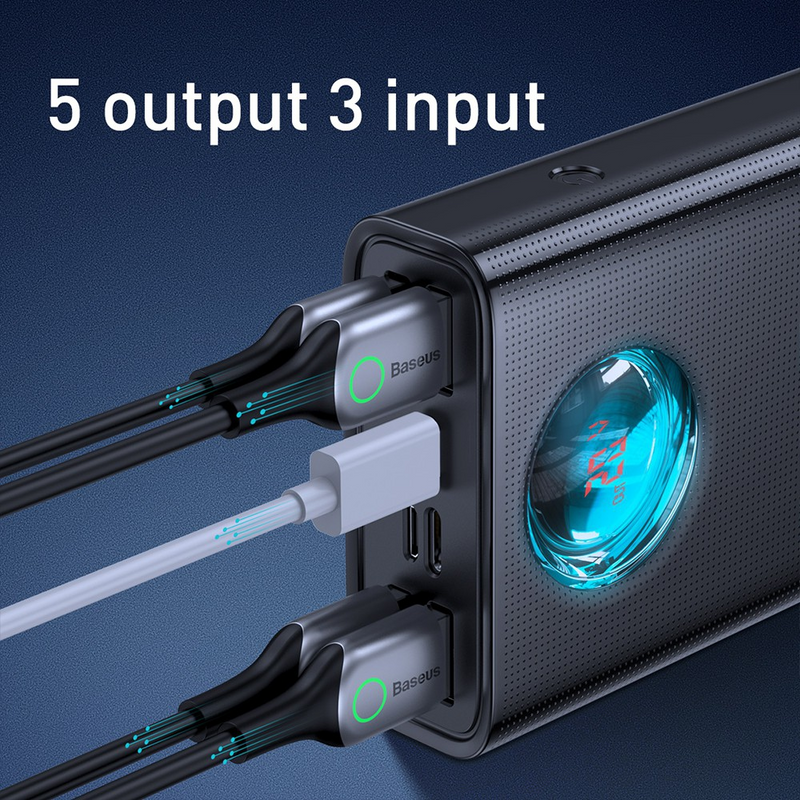 Load image into Gallery viewer, Baseus Amblight Digital Display Fast Charge Power Bank 30000mAh 65W QC3.0
