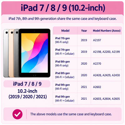 Apple iPad 7/8/9 10.2" 7/8/9th Gen (2019/2020/2021) One Piece Smart 360° Degree Rotate Stand Shockproof Flip Cover Case - i-Station Mobile Phone & Electronic Device Repair and Accessories