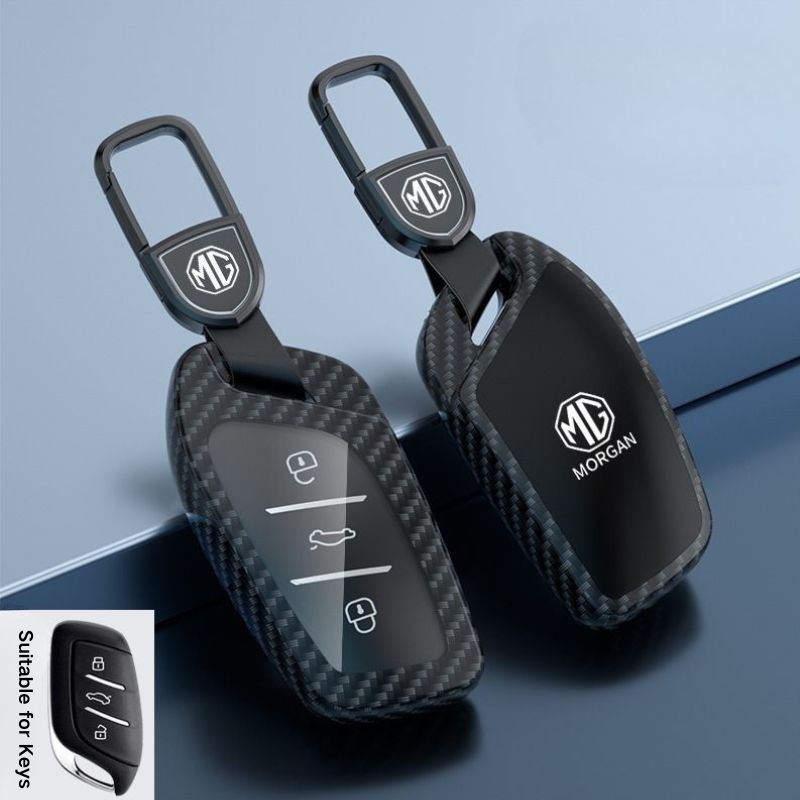 Load image into Gallery viewer, MG Zinc Alloy + TPU Smart Car Key Fob Case Cover For MG3, MG5, MG6, MG7, GT, GSF, ONE, ZS, EV EZS, HS, EHS,ONE
