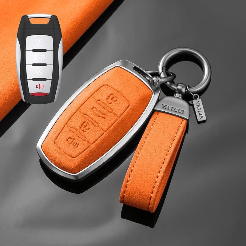 Load image into Gallery viewer, Great Wall High-Quality Suede Car Key Fob Case Cover For Haval Raptor, Dargo 2nd Gen, Xiaolong Max, Shenshou, H6

