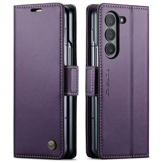 Samsung Galaxy Z Fold 6 (SM-F956) Premium Leather Shockproof Wallet Series Case