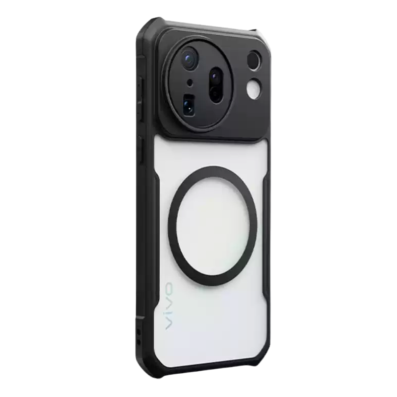 [With Magnetic] VIVO X500/Pro/Pro Max Minimalist Clear Full-Body Shockproof Case - i-Station Mobile Phone & Electronic Device Repair and Accessories