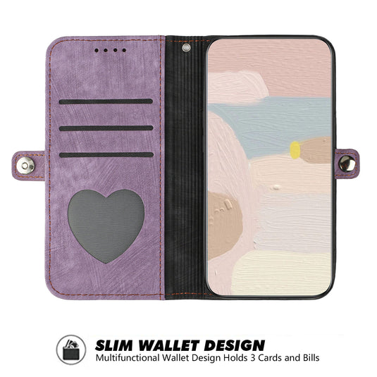 [With Strap][Built-in Card Slot] Motorola Moto Edge 60 Fusion Stitched PU Leather Wallet Case