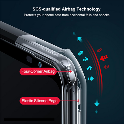ASUS ROG Phone 6 & Pro - 360° Rotating Bracket Soft TPU Bumper Military Grade Airbags Shookproof Case - i-Station Mobile Phone & Electronic Device Repair and Accessories