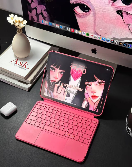 [Detachable] Apple iPad Air 4/5 10.9'' 4/5th Gen (2020/2022) Inateck Magnetic Touch Wireless Keyboard Case