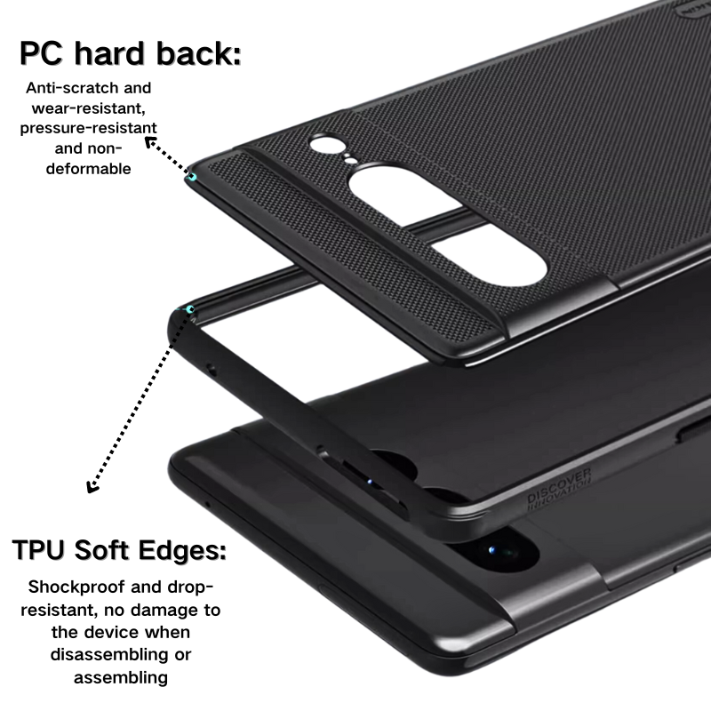 Load image into Gallery viewer, Google Pixel 7/Pro TPU Soft-edge Matte Anti-slip Essentials Series Case
