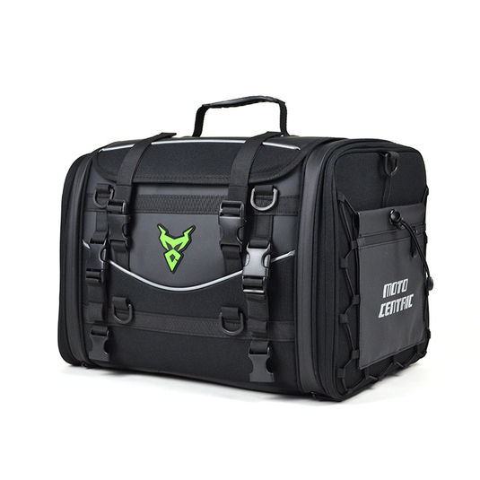 MOTOCENTRIC Motorcycle Rear Seat Bag 35L – Waterproof, Large Capacity, Multi-Functional Travel Bag (Expandable up to 50L)