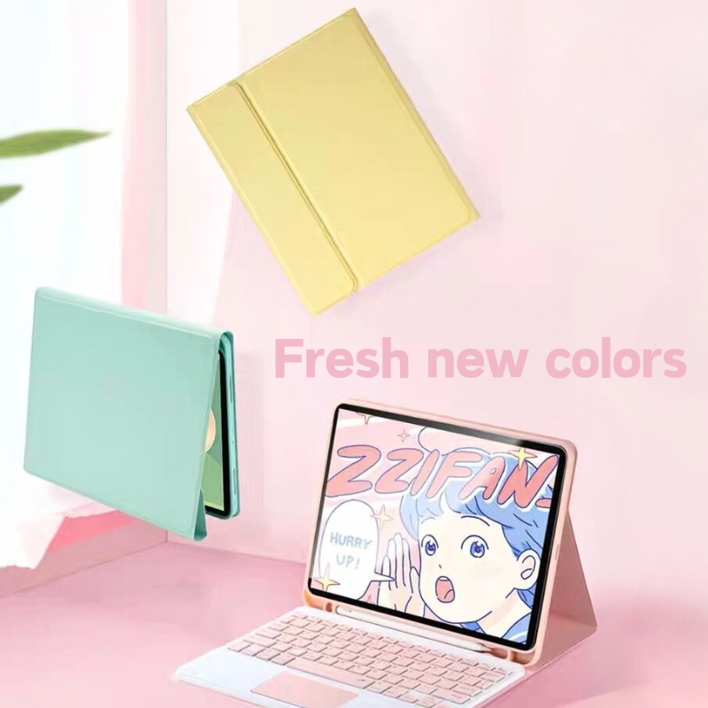 Load image into Gallery viewer, Apple iPad Pro 11-inch 1st/2nd/3rd/4/5th Gen (2018/2020/2021/2022/2024) Smart Wireless Keyboard Flip Case With Backlit
