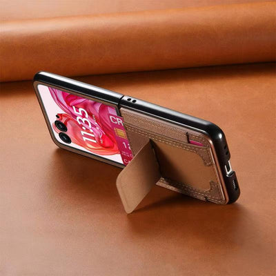 [With Stand] Motorola Moto Razr 40/Ultra Anti-drop Protective Flip Case - i-Station Mobile Phone & Electronic Device Repair and Accessories