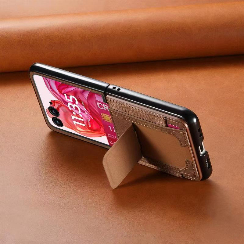 [With Stand] Motorola Moto Razr 40/Ultra Anti-drop Protective Flip Case - i-Station Mobile Phone & Electronic Device Repair and Accessories