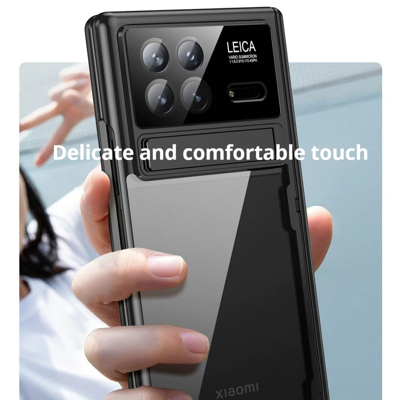 Load image into Gallery viewer, [Built-in Stand] Xiaomi Mix Fold 4 High Transparency Electroplated Hinge Protective Flip Essentials Series Case
