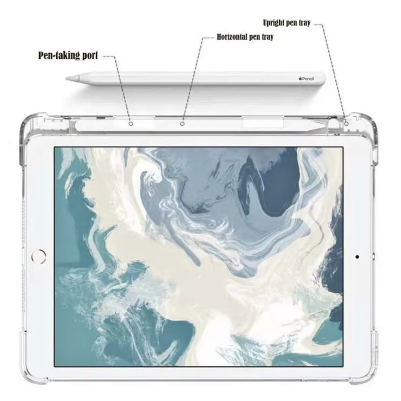 Load image into Gallery viewer, Apple iPad 10 10.9&#39;&#39; 10th Gen (2022) Ink Style Transparent Flip Case With Pen Slot
