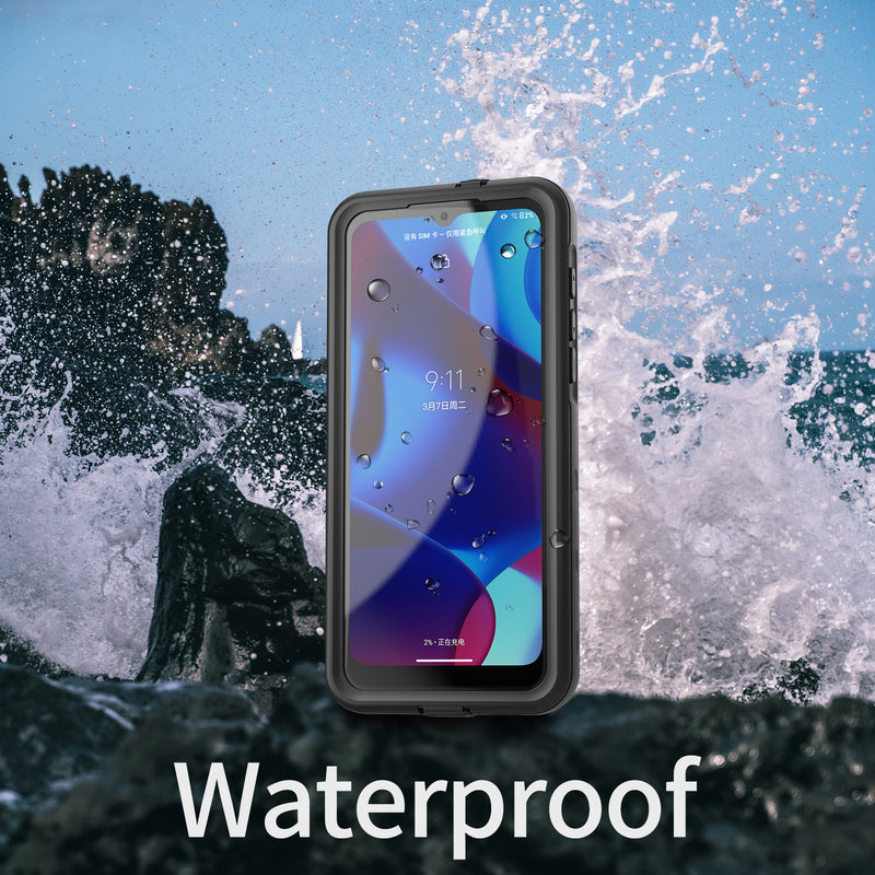 Load image into Gallery viewer, [Dot Series] Motorola Moto G Pure (2021) - Redpepper Full Covered Waterproof Heavy Duty Tough Armor Case
