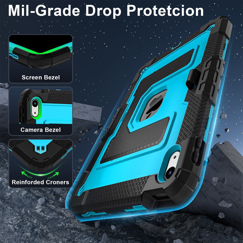 Load image into Gallery viewer, [Built-in Stand] Apple iPad 7/8/9 10.2&#39;&#39; 7/8/9th Gen (2019/2020/2021) - Military Grade Rugged Shockproof Case
