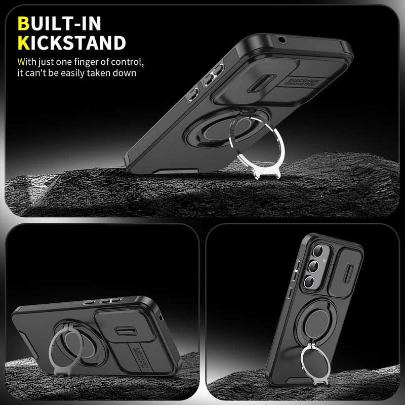 Load image into Gallery viewer, [Built-in Kickstand] Samsung Galaxy A17 (SM-A176) - Rugged Shockproof Heavy Duty Series Case
