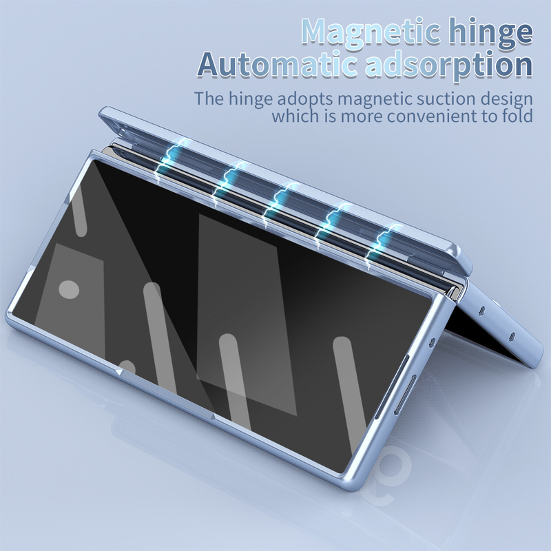 Load image into Gallery viewer, [Magsafe Compatible] Samsung Galaxy Z Fold8 - Magnetic Hard Shockproof PC Case with Front Screen Protector
