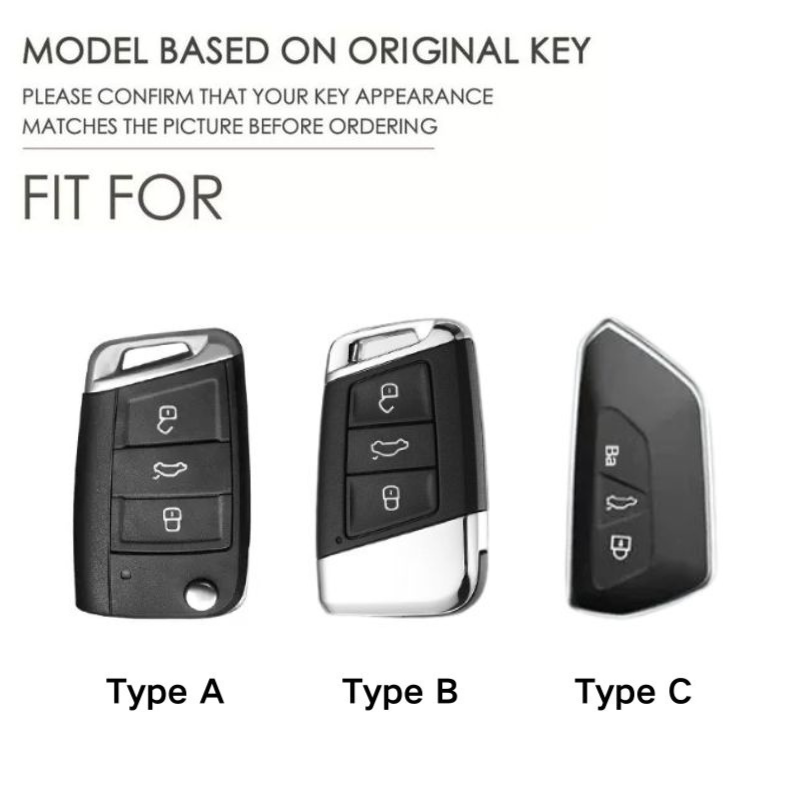 Load image into Gallery viewer, Volkswagen Premium Leather Protection Car Key Fob Case Cover For Lavida, Polo, Lamando L, Passat, ID.3, T-Cross, ID.4 X, Tiguan X
