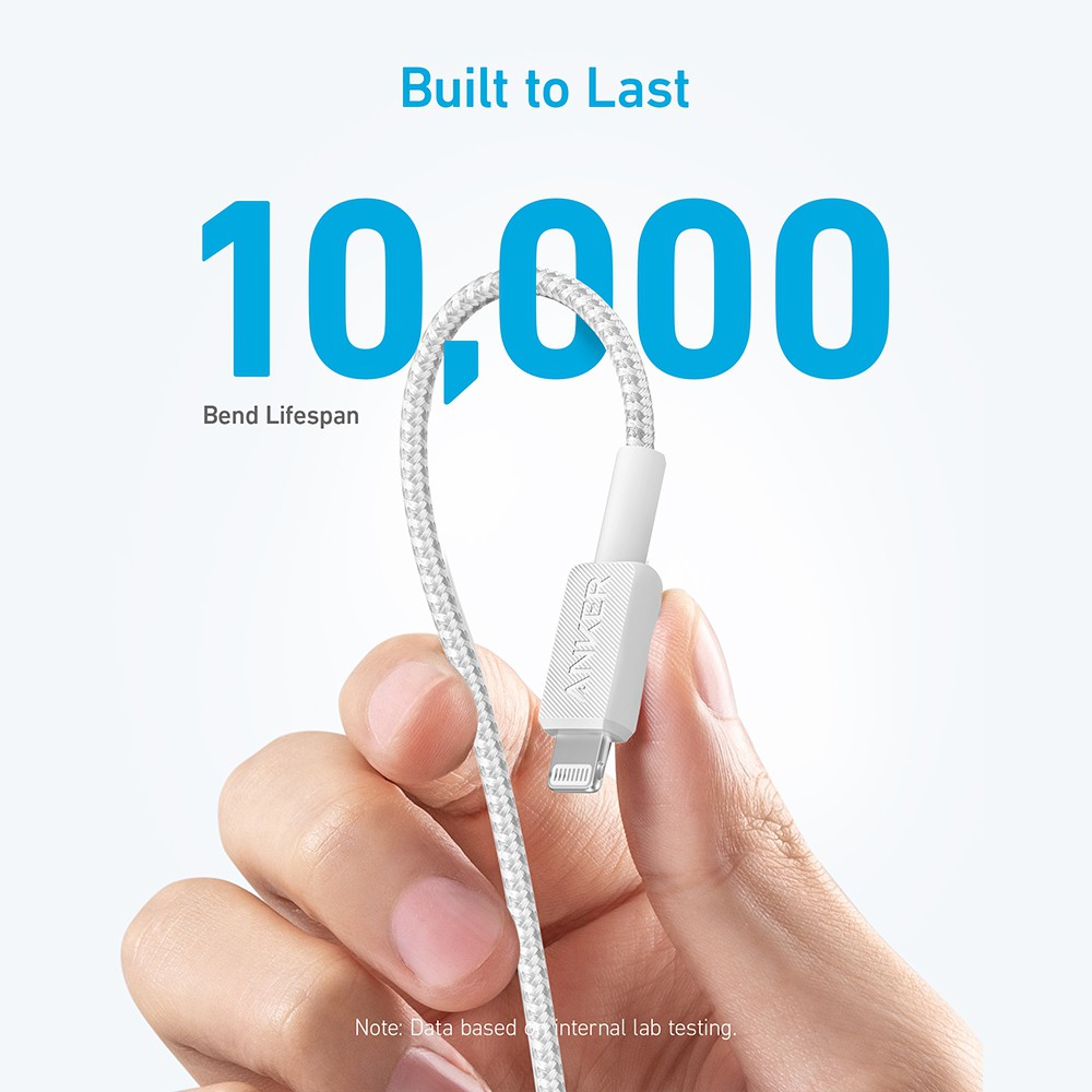 Anker 322 USB-C to Lightning Cable (6ft Braided) - i-Station Mobile Phone & Electronic Device Repair and Accessories