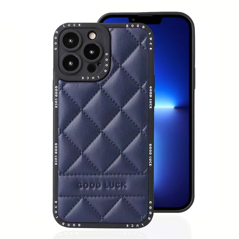 Load image into Gallery viewer, Apple iPhone 12/Pro/Pro Max Diamond Pattern Full-Body Shockproof Leather Phone Case
