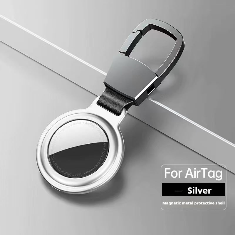 Load image into Gallery viewer, Apple AirTag Magnetic Metal Holder Keyring Carry Case
