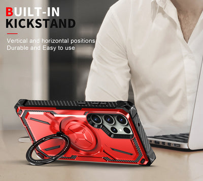 [Built-in Magnetic Stand] Samsung Galaxy S21/Plus/Ultra Shockproof Heavy Duty Case - i-Station Mobile Phone & Electronic Device Repair and Accessories