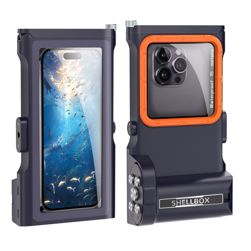 Load image into Gallery viewer, [Up to 6.9&quot;][Upgraded Version] Redpepper Universal 15m Depth (3rd Gen) Pro Diving Waterproof Phone Case With Bluetooth
