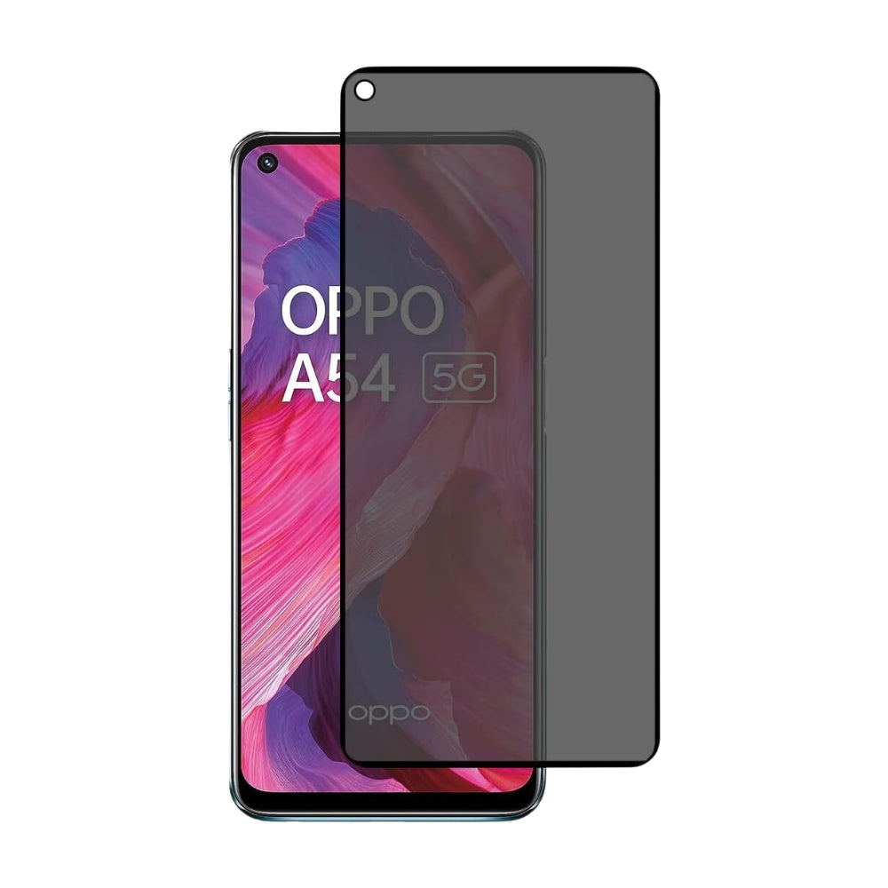 [Full Covered] [Privacy] OPPO A54 5G / A74 5G - 9H Hardness Anti-Spy Tempered Glass Screen Protector - i-Station Mobile Phone & Electronic Device Repair and Accessories