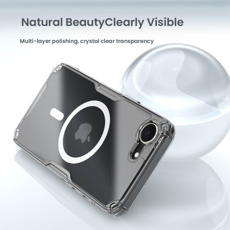 Load image into Gallery viewer, [Magsafe Compatible] Apple iPhone 16e - NILLKIN Ultra Clear Magsafe PC + TPU Phone Case
