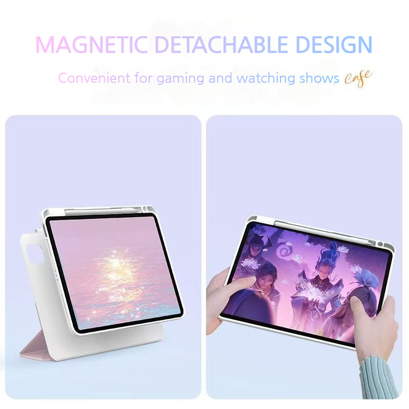 Load image into Gallery viewer, [Detachable] Apple iPad Air 13-inch M2/M3/M4 (2024/2025/2026) 720° Rotatable Gradient Full-cover Case With Pen Slot - i-Station Mobile Phone &amp; Electronic Device Repair and Accessories
