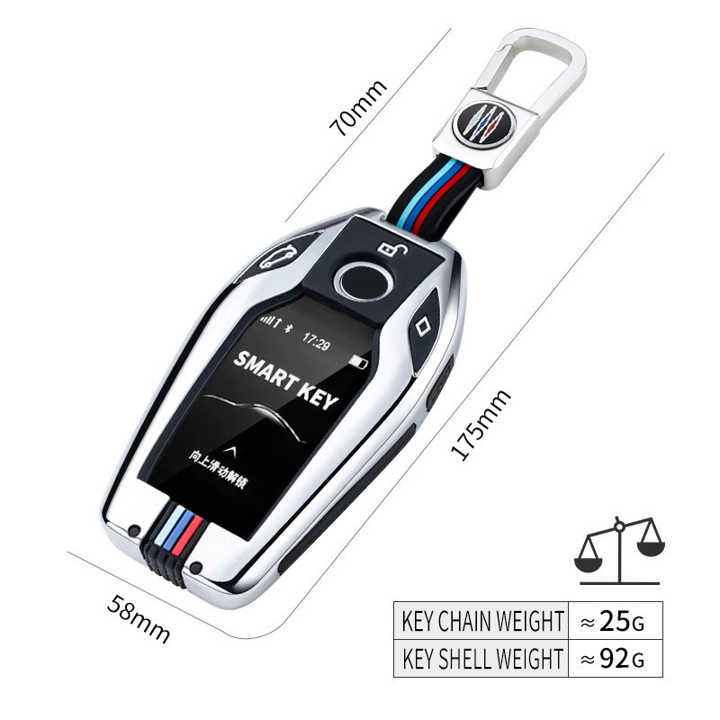 Load image into Gallery viewer, BMW Metal Shell &amp; Soft Silicone Full Protection Car Key Fob Case Cover For 5, 6, 7 Series, X3, X5, X6, X7 - i-Station Mobile Phone &amp; Electronic Device Repair and Accessories
